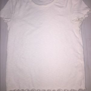 Madewell white “baby tee”, bestseller,short sleeve